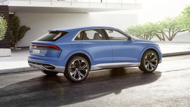 Audi Q8 bude k dispozici jako sériový model v roce 2018.