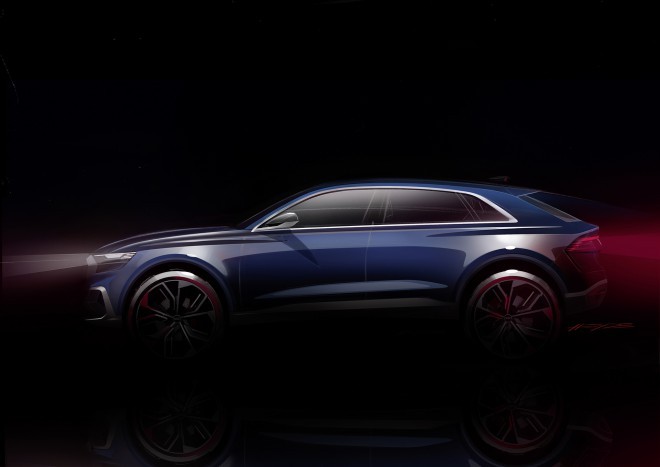 O Audi Q8 é baseado na mesma plataforma do Q7.