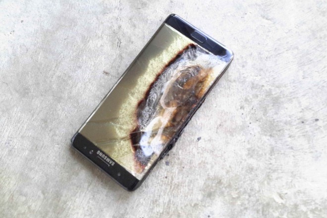 The unfortunate Samsung Galaxy Note 7.