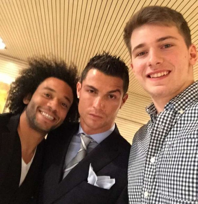 Luka Dončić tako kot Ronaldo na dresu nosi številko 7.
