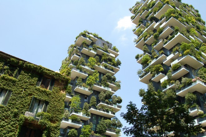 Bosco Vertikale v Milanu.