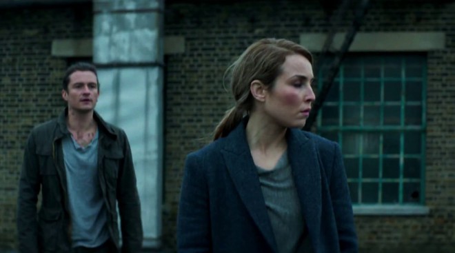 Noomi Repace und Orlando Bloom in Unlocked.