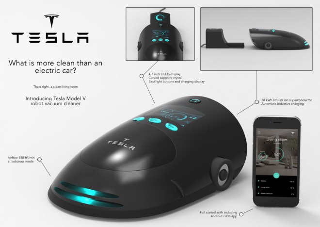 Pametni sesalnik Tesla
