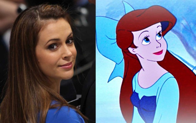 Alyssa Milano og Ariel
