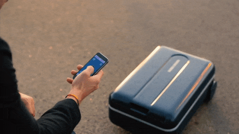 Travelmate - upravljanje z aplikacijo. 