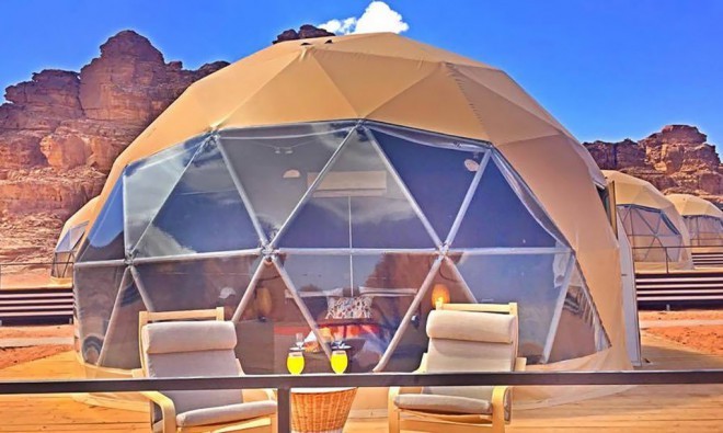 Glamping kot ga še nismo videli! 