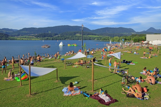 Piscine naturali in Slovenia: piscina naturale Velenjska plaža