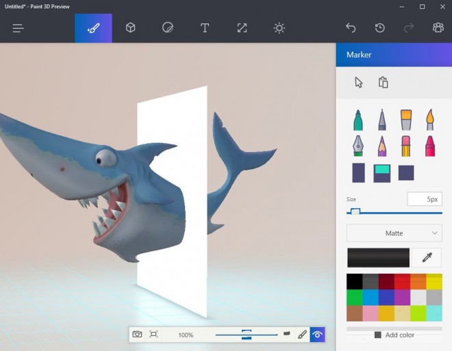 Paint-3D bo nasledil Slikarja. 