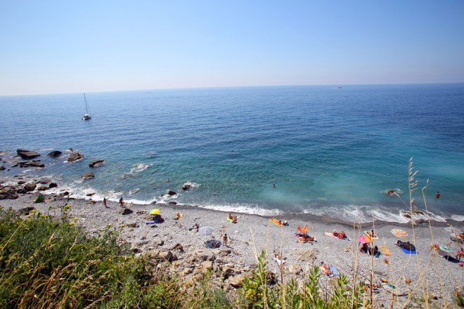 Spiaggia di Guvano, Corniglia, Italia