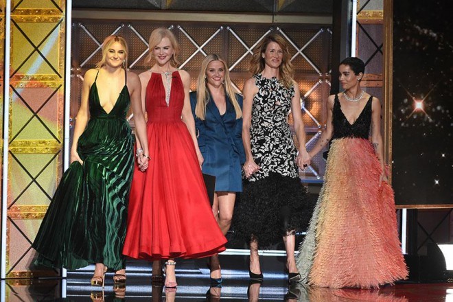 V kategoriji miniserije je žirijo prepričala serija Male laži (Big little lies).