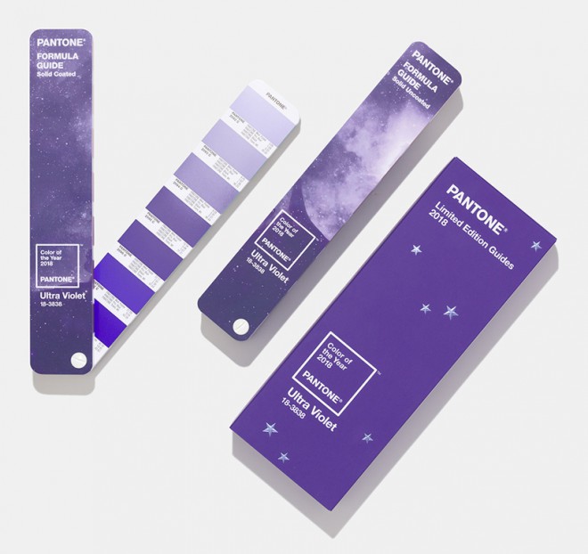 El ultravioleta es el color de 2018. 