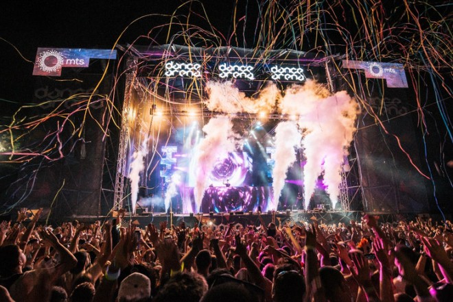 Uscita dal festival