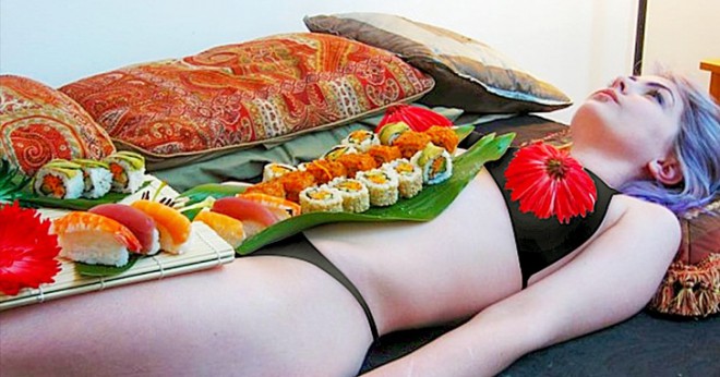 Auf diese Weise serviertes Essen ist definitiv ein einzigartiges Erlebnis