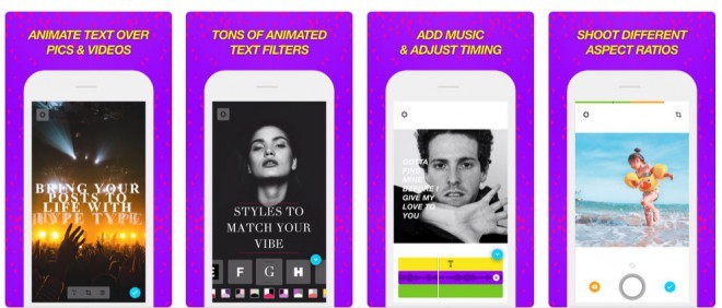 Hype Type app