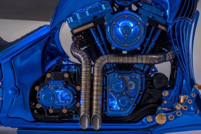 Edición azul de Harley-Davidson