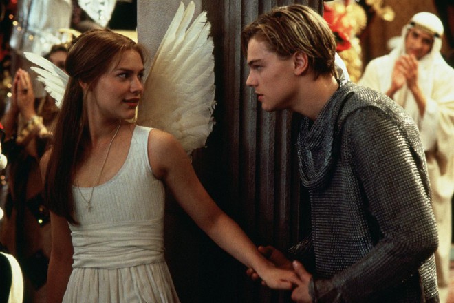 Claire Danes in Leonardo DiCaprio
