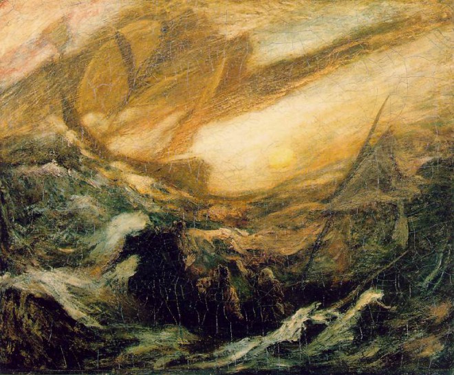 Leteči Holandec, avtor Albert Pinkham Ryder
