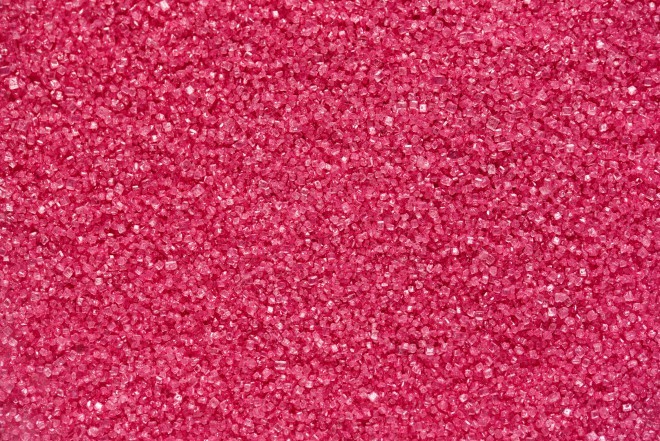 Den rosa färgen producerades av organismer på havsbotten.