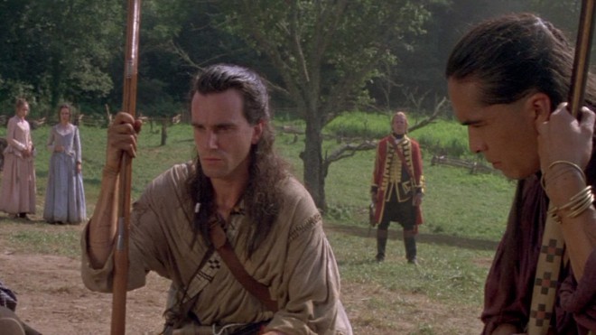 Daniel Day-Lewis kot Hawkeye. 