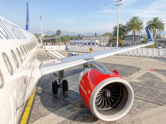Scandinavian Airlines.