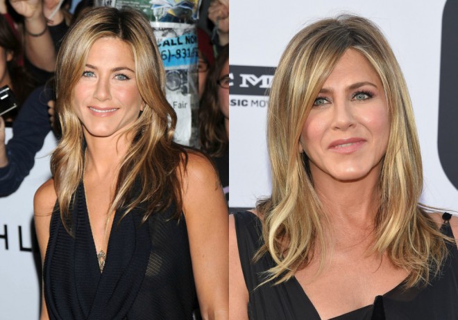 Jennifer Aniston 2008 and 2018