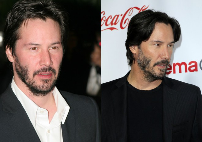 Keanu Reeves 2006 and 2016