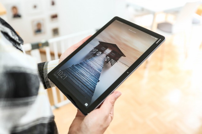 Die Bildschirmgröße auf dem Tablet ist beim Ansehen digitaler Inhalte definitiv willkommen! 