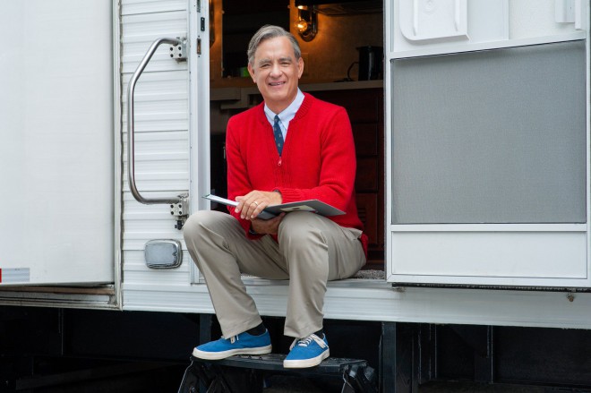Tom Hanks bo Mr. Rogers.