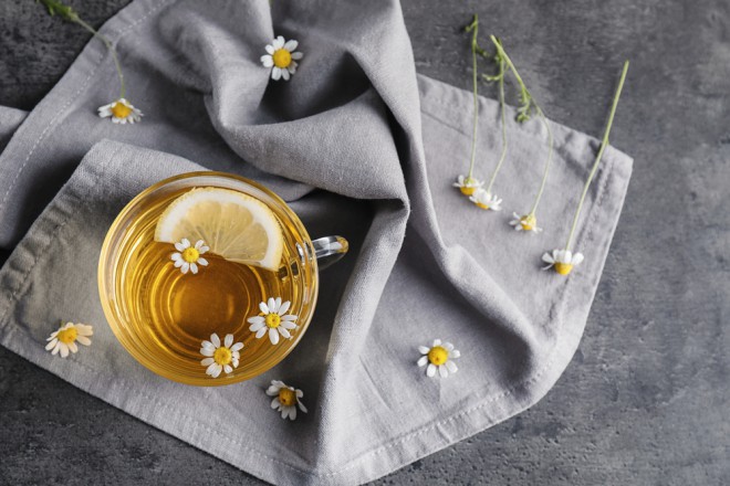Tè al limone camomilla