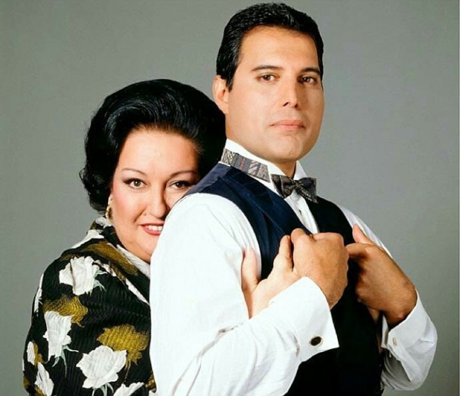 Montserrat Caballé and Freddie Mercury