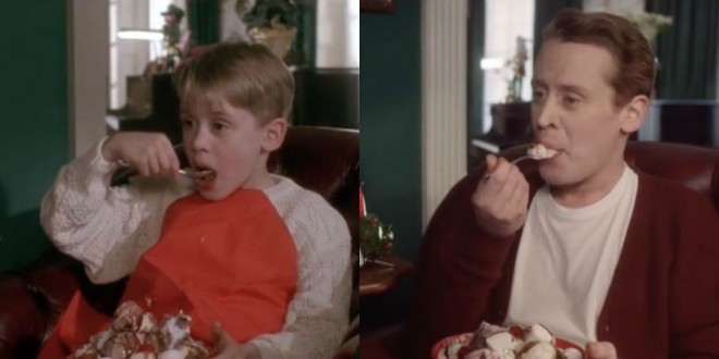 People are excited because they think Macaulay is healthy and happy today.