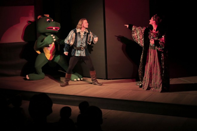 The knight, the dragon and the holiday dress