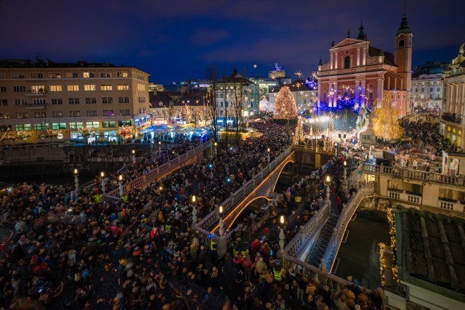 Silvestrovanje v Ljubljani