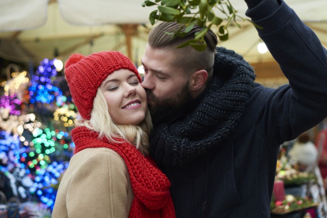 Mistletoe has become a symbol of love. 