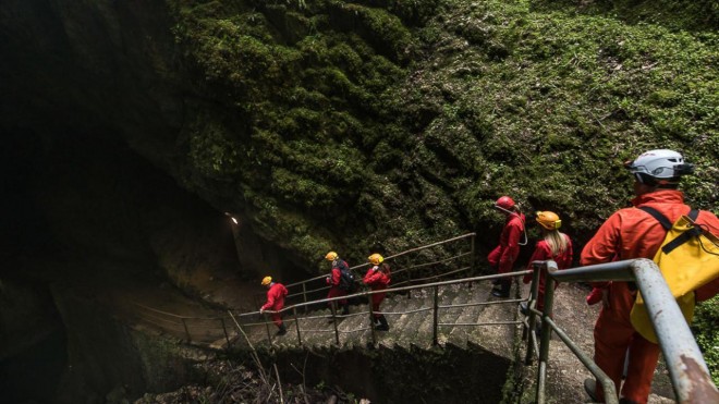 Sur les sentiers de Luc Čeča, grotte de Postojna