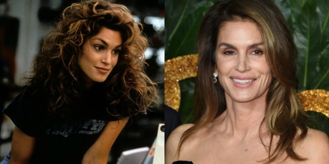 The Model and the Detective(1995)의 신디 크로포드(Cindy Crawford), 2018년 52세. 