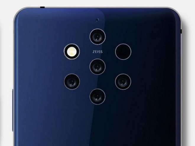 5 zadnjih kamer pametnega telefona Nokia 9 PureView
