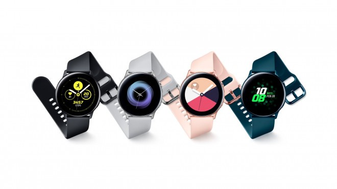 Samsung Galaxy Watch Active - pěkná barevná paleta a minimalistický design. 