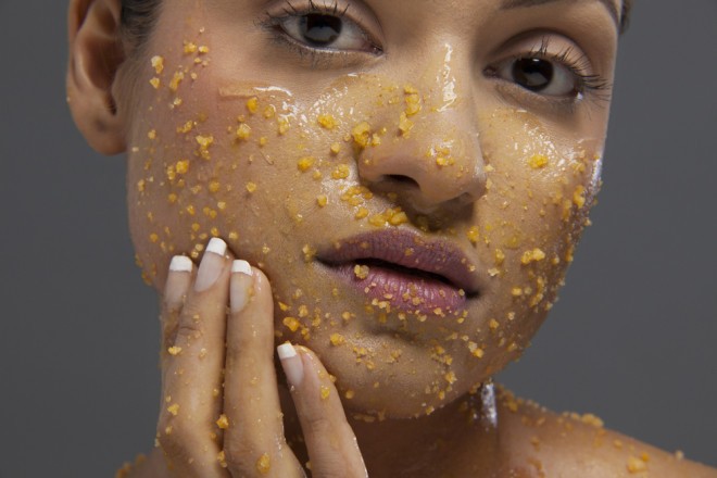 Do not exfoliate your face with aggressive products