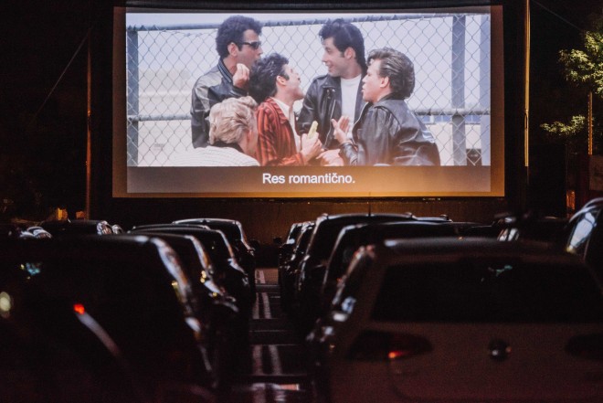 La proiezione DRIVE-IN di Brillantine dell'anno scorso