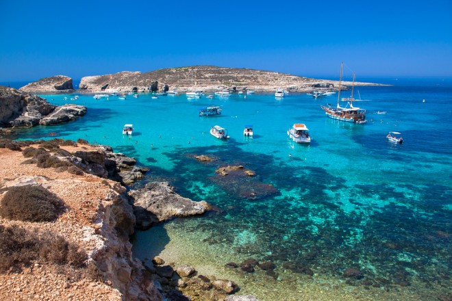 Laguna Azul, Comino, Malta