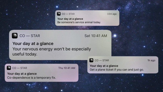 Co-Star es una aplicación que funciona con la ayuda de inteligencia artificial.