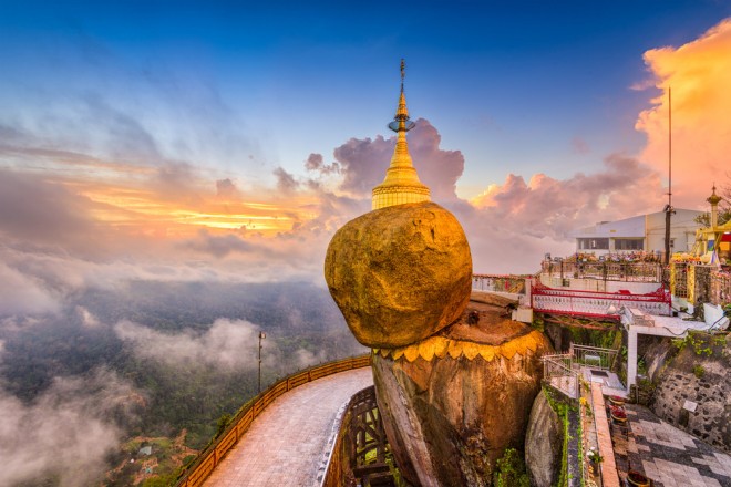 Golden Rock in Myanmar