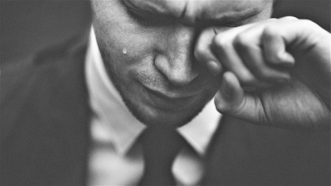 Real men cry.
