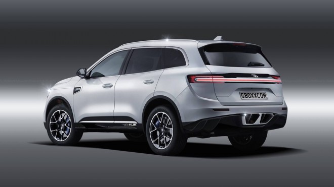 Skica Buggatijevega SUV-ja
