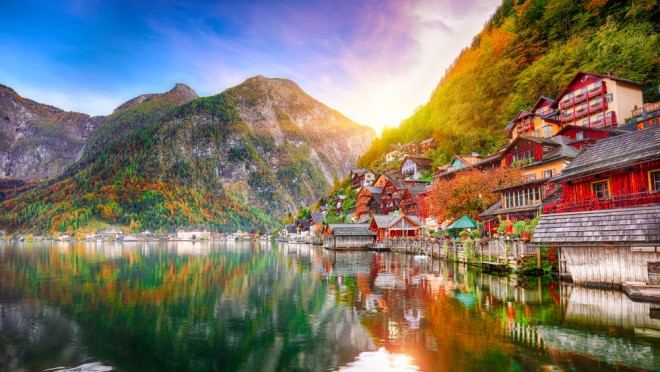 Hallstatt w Austrii