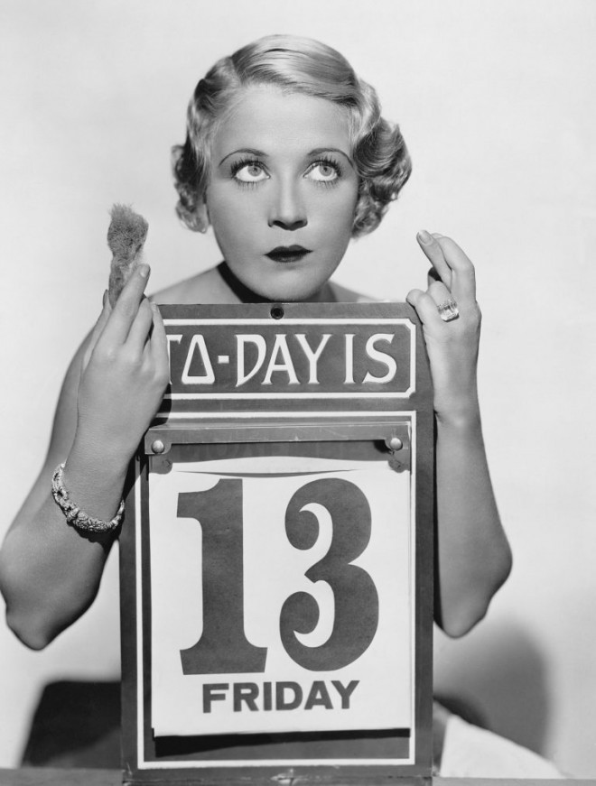 ¡Crucemos los dedos para que el viernes 13 de este año sea feliz!