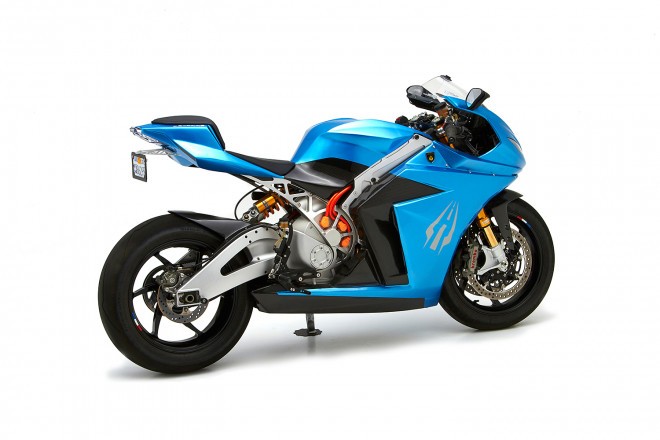 Motocykl s úderem blesku