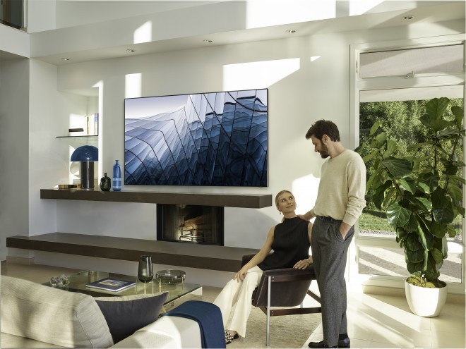 Samsung QLED television for real movie marathons.