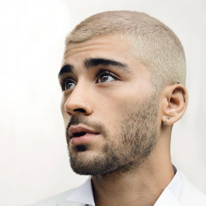 Erizo o "a cero" (foto: IG @Zayn Malink)